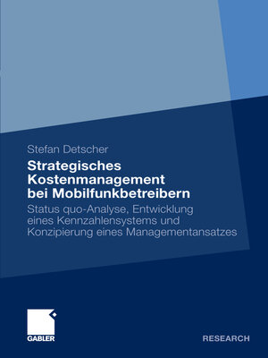 cover image of Strategisches Kostenmanagement bei Mobilfunkbetreibern